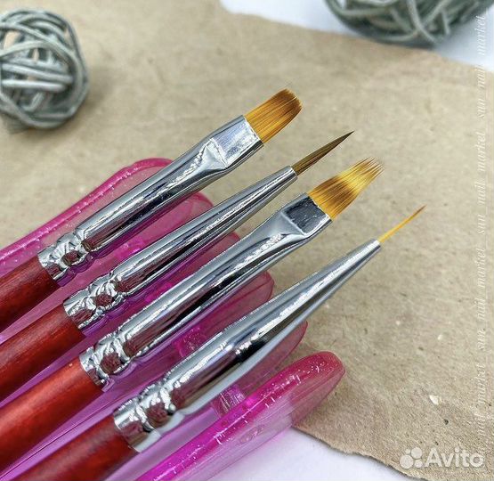 Набор кистей для дизайна ногтей