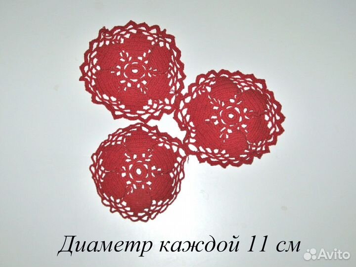 Кружевные и вязаные салфетки, кружево