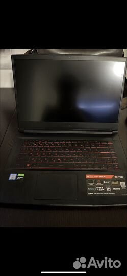 Ноутбук MSI GF63 thin 9RCX intel i7