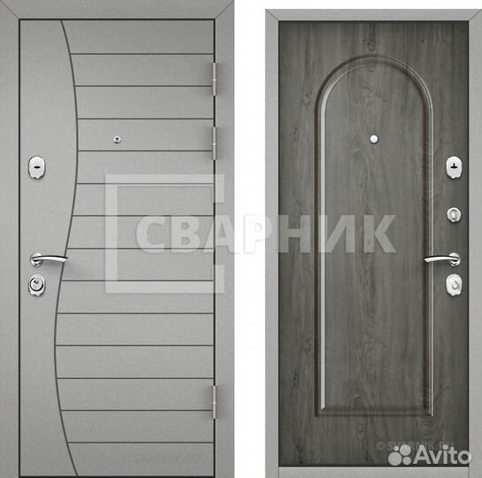 Усиленная входная дверь на заказ. Под ключ