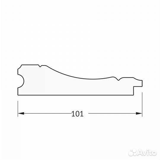 Зеркало настенное Octagon evoform в багетной раме
