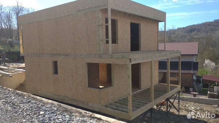 Бригада плотников каркасные+ сип+ любая кровля