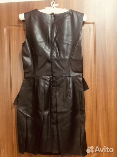 Кожаное платье