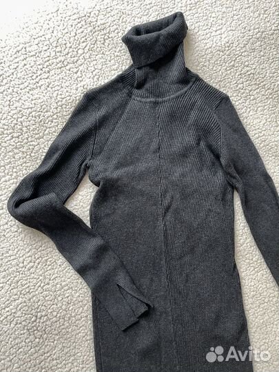 Платье zara длинное вязаное S