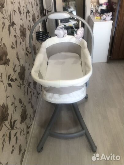 Кроватка-стульчик Chicco Baby Hug Air 4в1 Stone