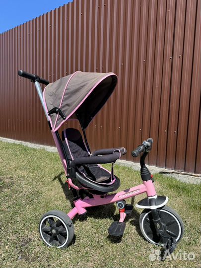 Велосипед трехколесный с ручкой