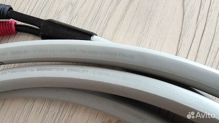 Акустические провода 2шт по 1.5 метра