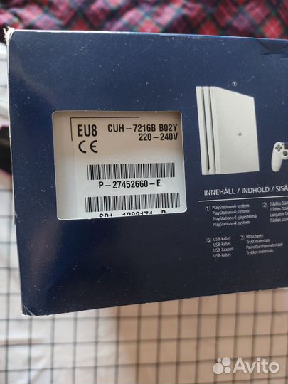 Sony PS4 Pro Playstation White 1Tb