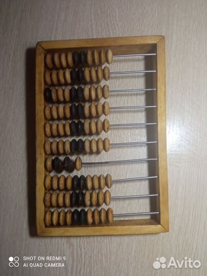 Счеты деревянные СССР абак винтаж