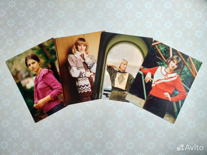 Набор открыток Вязание.Мода для всех.Выпуск 6