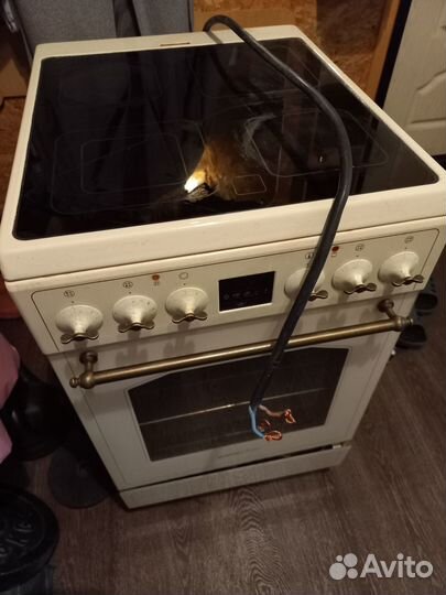 Плита Горение стеклокерамика