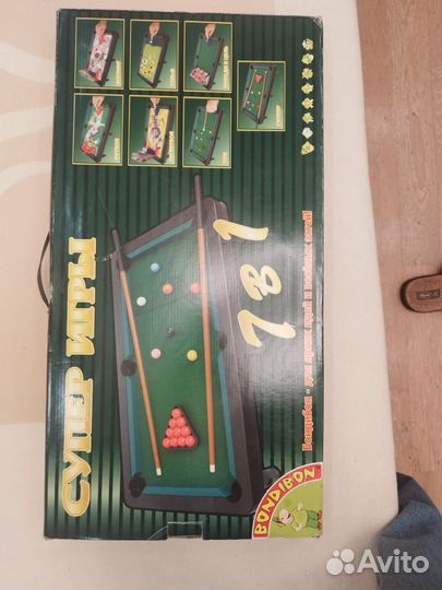 Игра детская бильярд