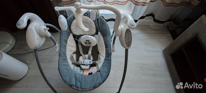 Детские электронные качели для новорожденных