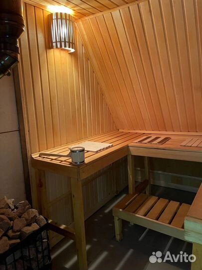 Русская баня с купелью