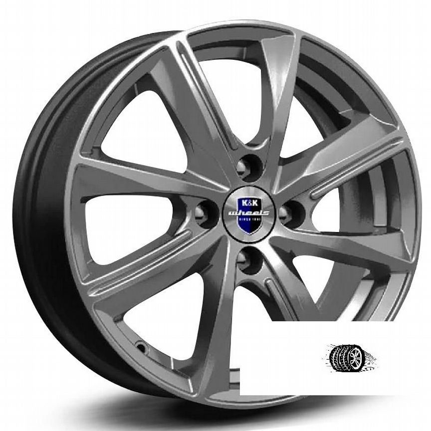 Литые диски K&K 7×R17 5×108
