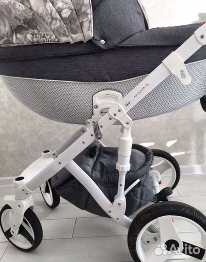 Коляска 2 в 1 Adamex Monte carbon