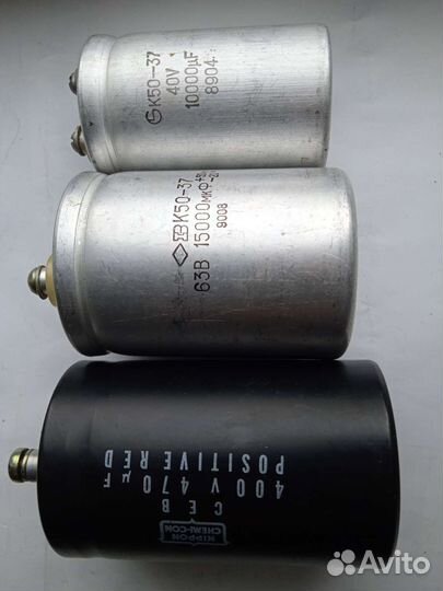 Конденсаторы; импортные, К50-37 и др