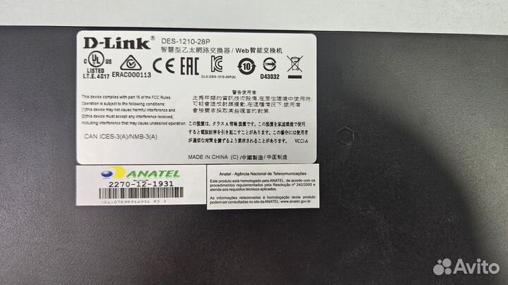 POE Коммутатор D-Link, DGS-1210-28P