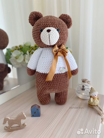 Вязаные игрушки для малышей ручной работы