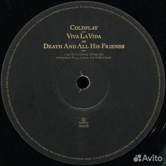 Виниловая пластинка Coldplay viva LA vida OR death