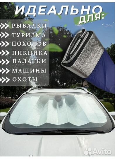 Коврик фольгированный для палатки