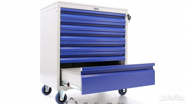 Инструментальная тумба на колесах WDS-6