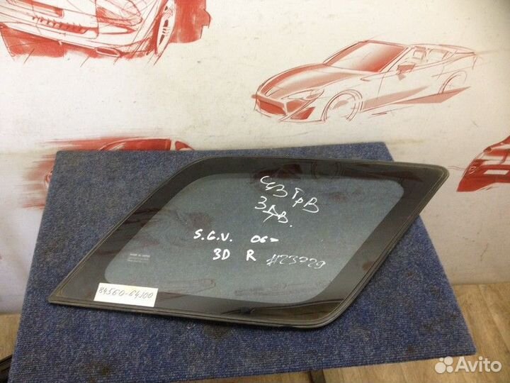Стекло кузова боковое правое Suzuki Grand Vitara