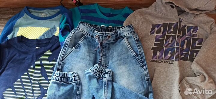 Вещи пакетом на мальчика 104 110