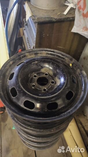 Штамповка диски r15 5x100 skoda