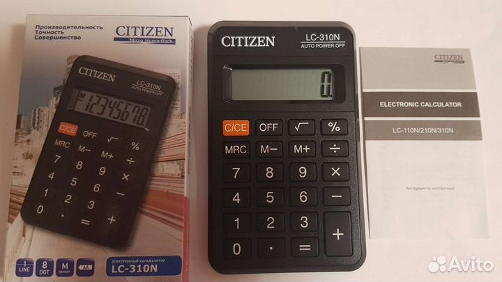 Калькулятор citizen LC-310N