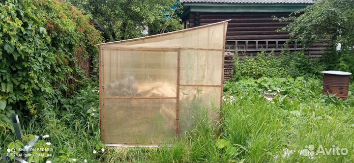 Теплица 3 на 6 из поликарбоната бу