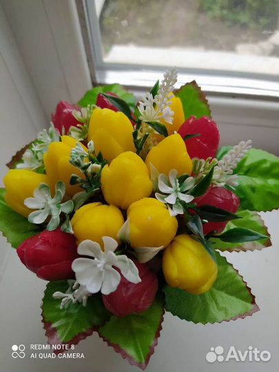 Мыло ручной работы букеты