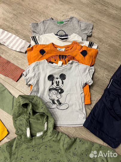 Пакет фирменных вещей 80-86 см