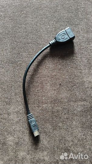 OTG кабель microUSB картридер miсroSD USB/microUSB