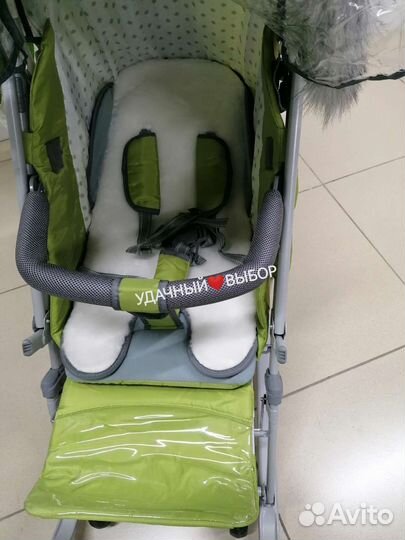 Новые санки-коляска Ника 7-5SK (оливка)