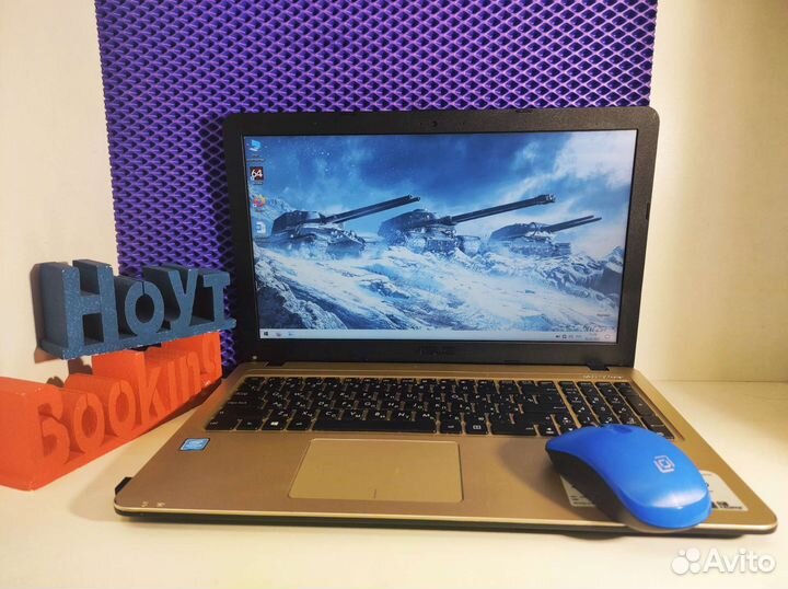 Asus для учебы и работы 4 ядерный