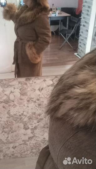 Дубленка натуральная женская 48 50 бу