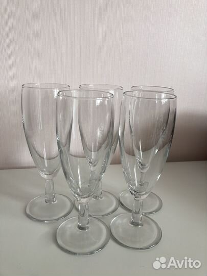 Бокалы для шампанского 12 штук