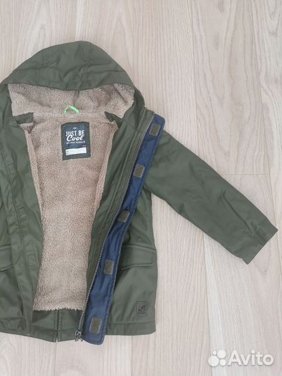 Прорезиненная куртка для мальчика