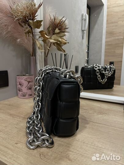 Сумка женская bottega veneta chain cassette