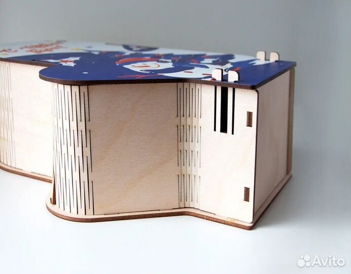 Коробка деревянная Варежка