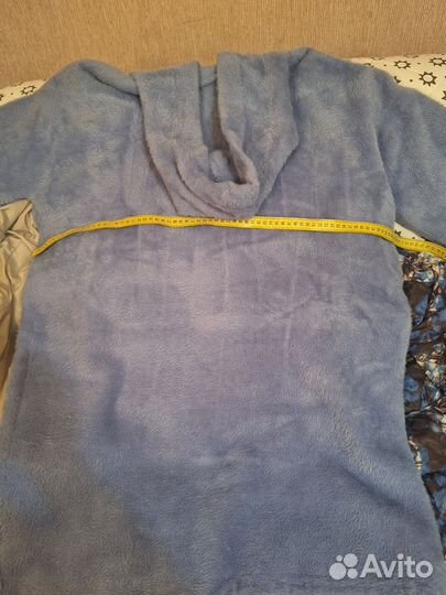 Пальто из альпаки с капюшоном р56