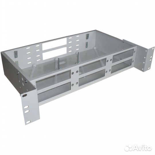 Кросс оптический стоечный 19 2U универсальный, без