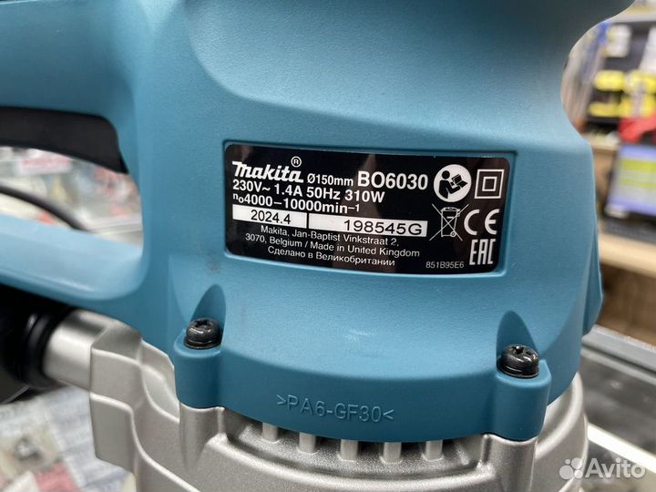 Машина шлифовальная эксцентриковая BO6030, makita