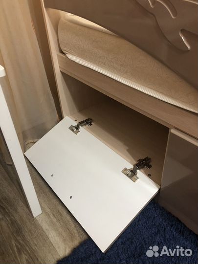 Детская кровать дельфин с матрасом