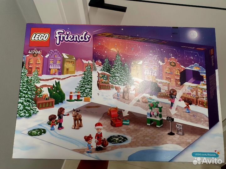 Lego friends адвент календарь