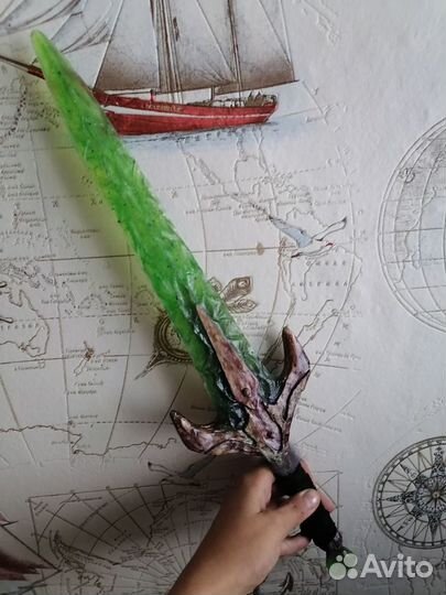 Меч из эпоксидной смолы