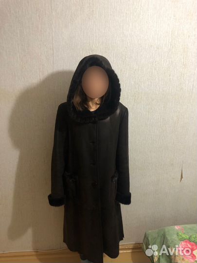 Дубленка женская 52