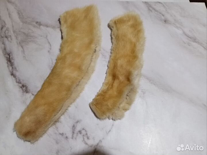 Воротник из меха норки. Размер 48