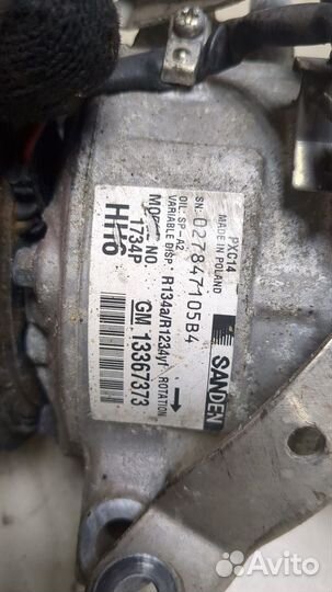 Компрессор кондиционера Opel Astra K 2015, 2016